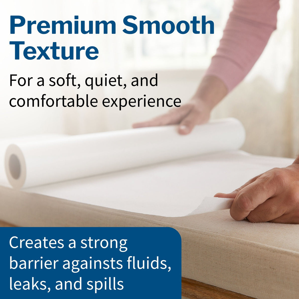 McKesson Smooth Table Paper, 18 Inch x 225 Foot, White