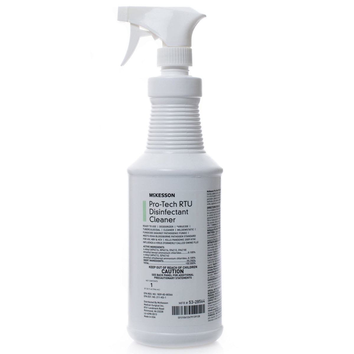 McKesson Pro-Tech Surface Disinfectant Cleaner Alcohol-Based Liquid Floral Scent, CS/12