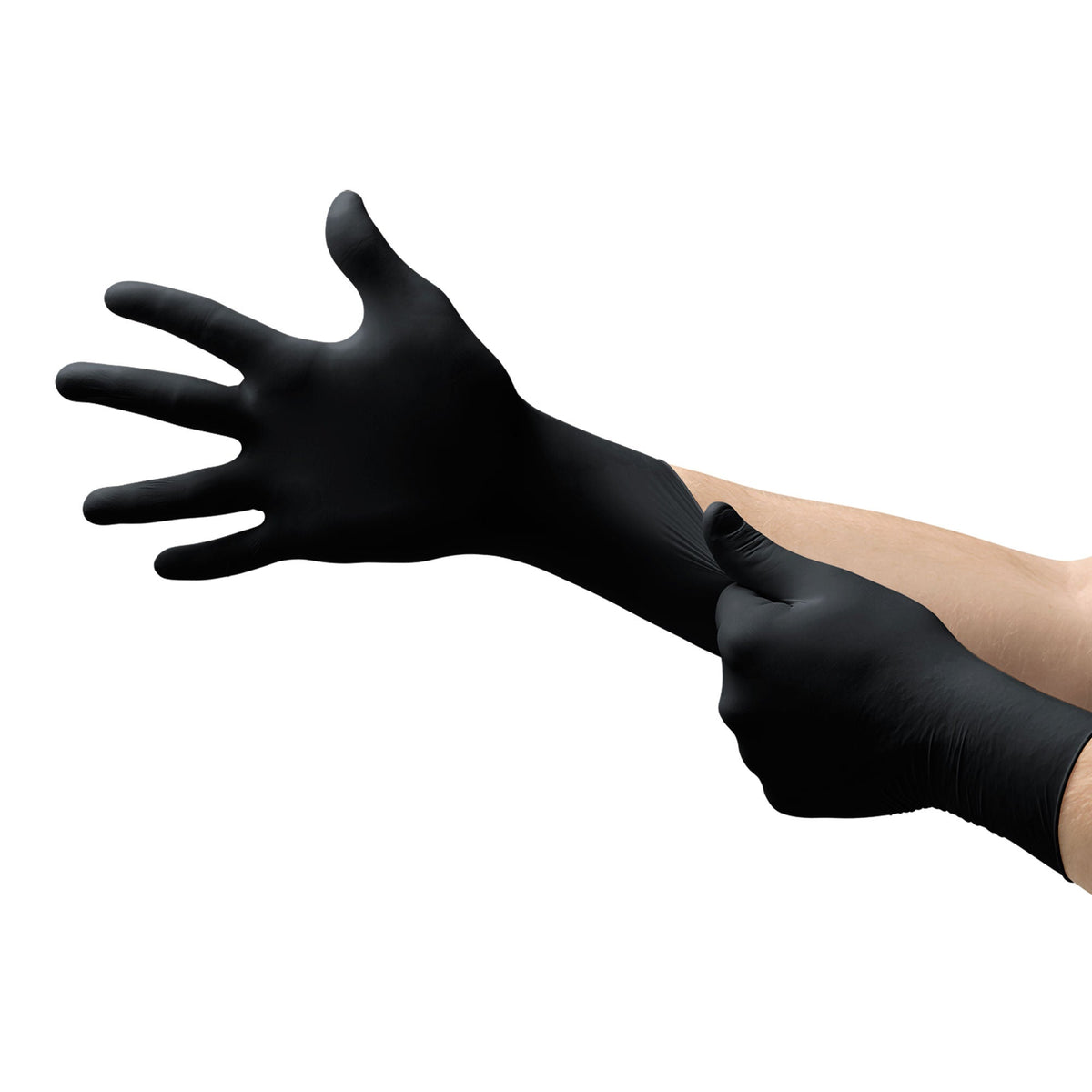 Microflex® MidKnight™ Nitrile Exam Glove, Large, Black