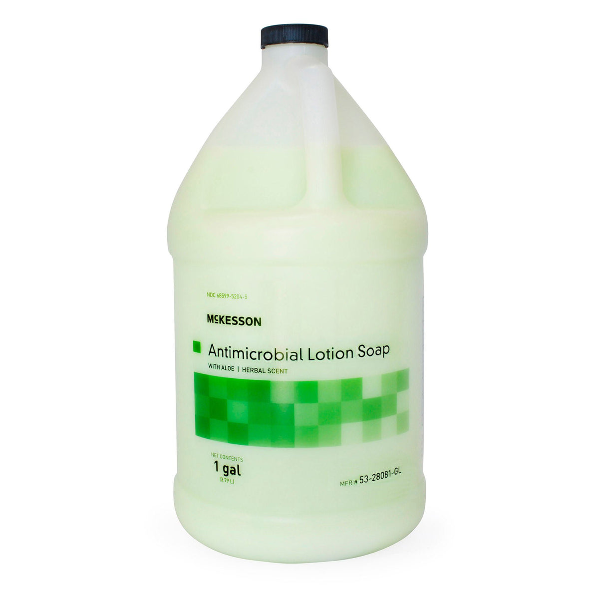McKesson Antimicrobial Lotion Soap, Herbal Scent, 1-gallon jug