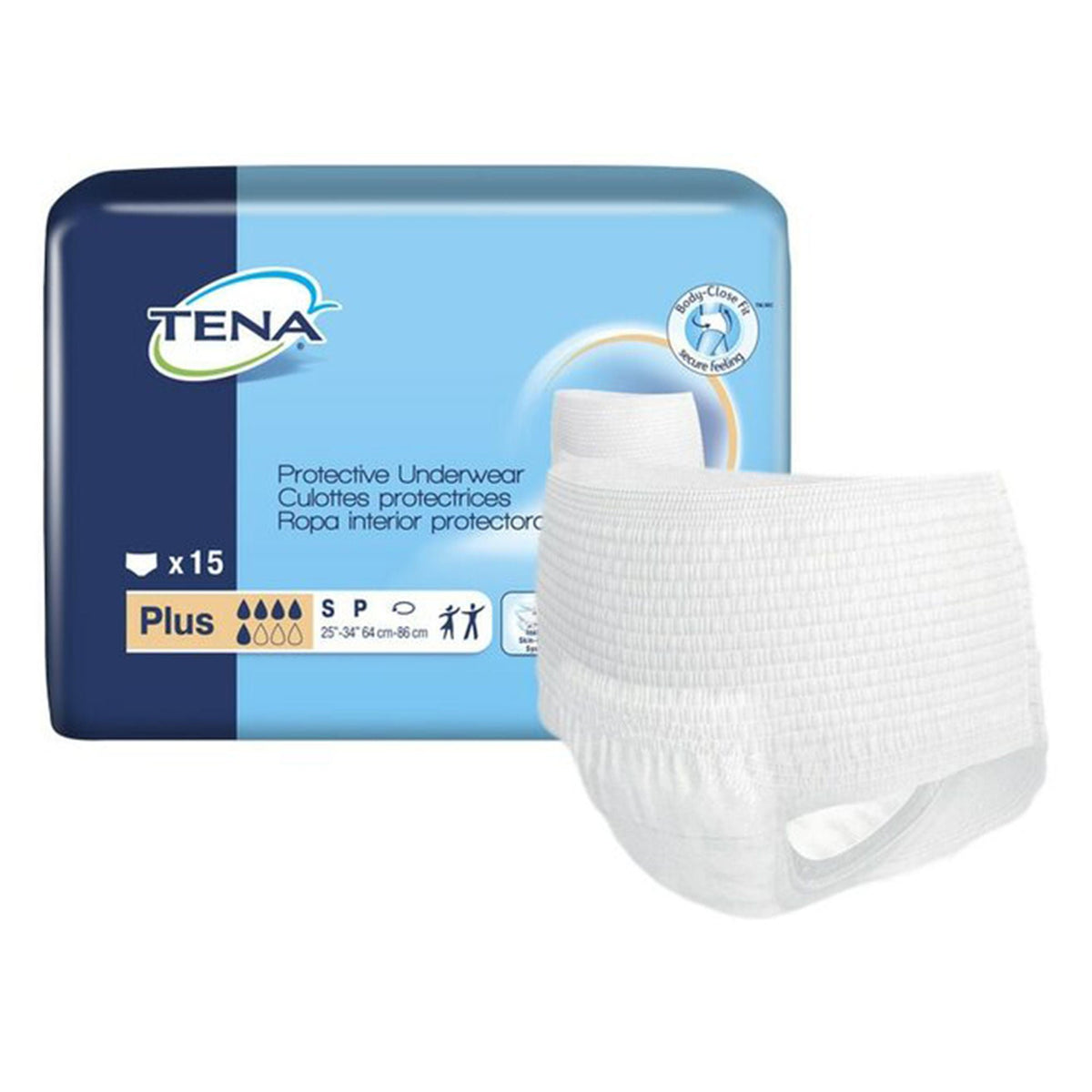 Tena® ProSkin™ Plus Fully Breathable Absorbent Underwear, 2X-Large, CS/48