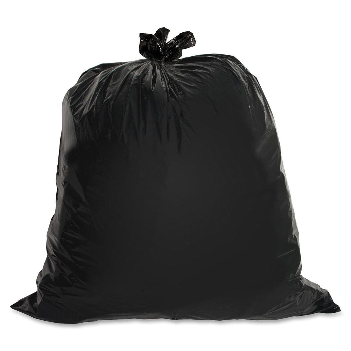 Trash Bag Inteplast 0.65 mil 30 X 36 Inch Black Star Seal Bottom Coreless Roll