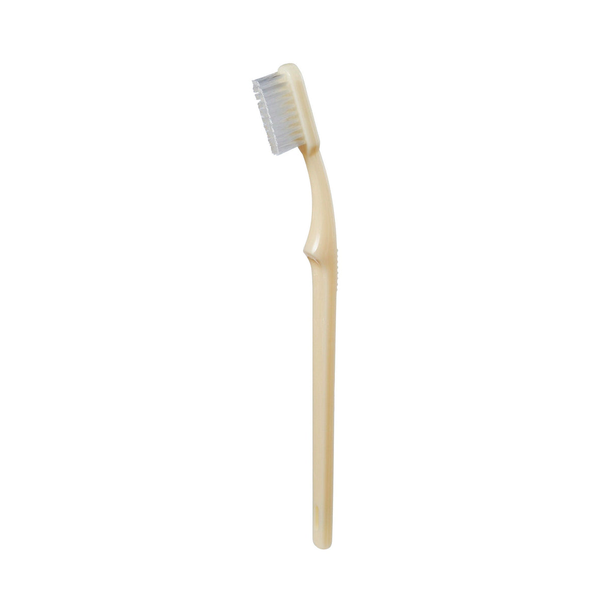 McKesson Toothbrush, Ivory, Medium, Curved Handle, BX/144