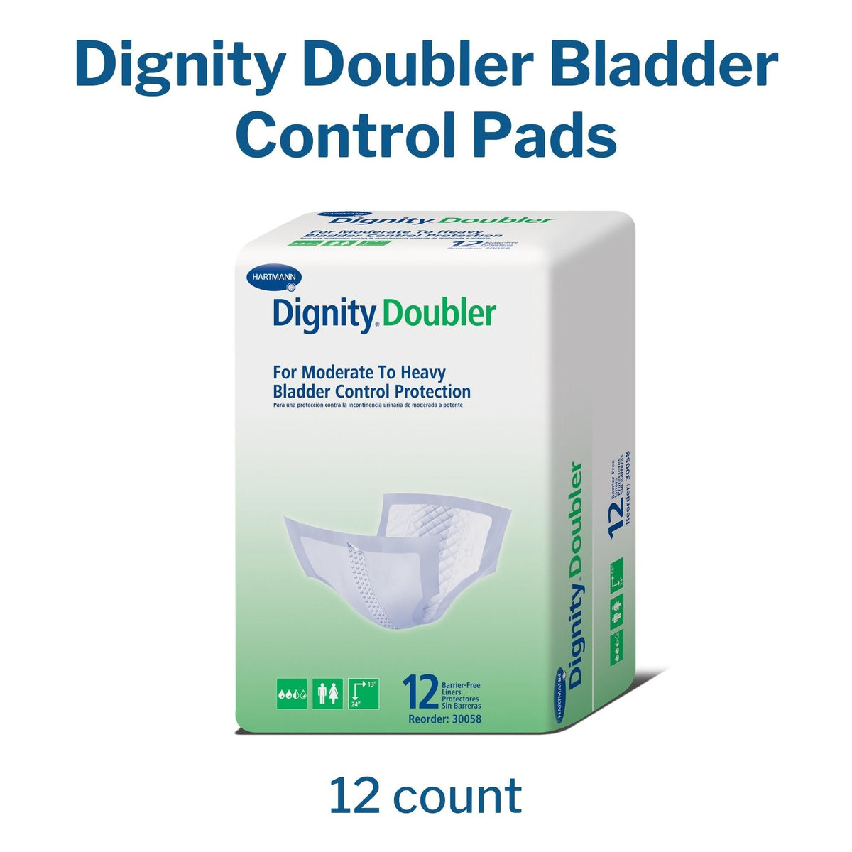 Dignity® Double For Moderate to Heavy Bladder Control Pad, 24-Inch Length