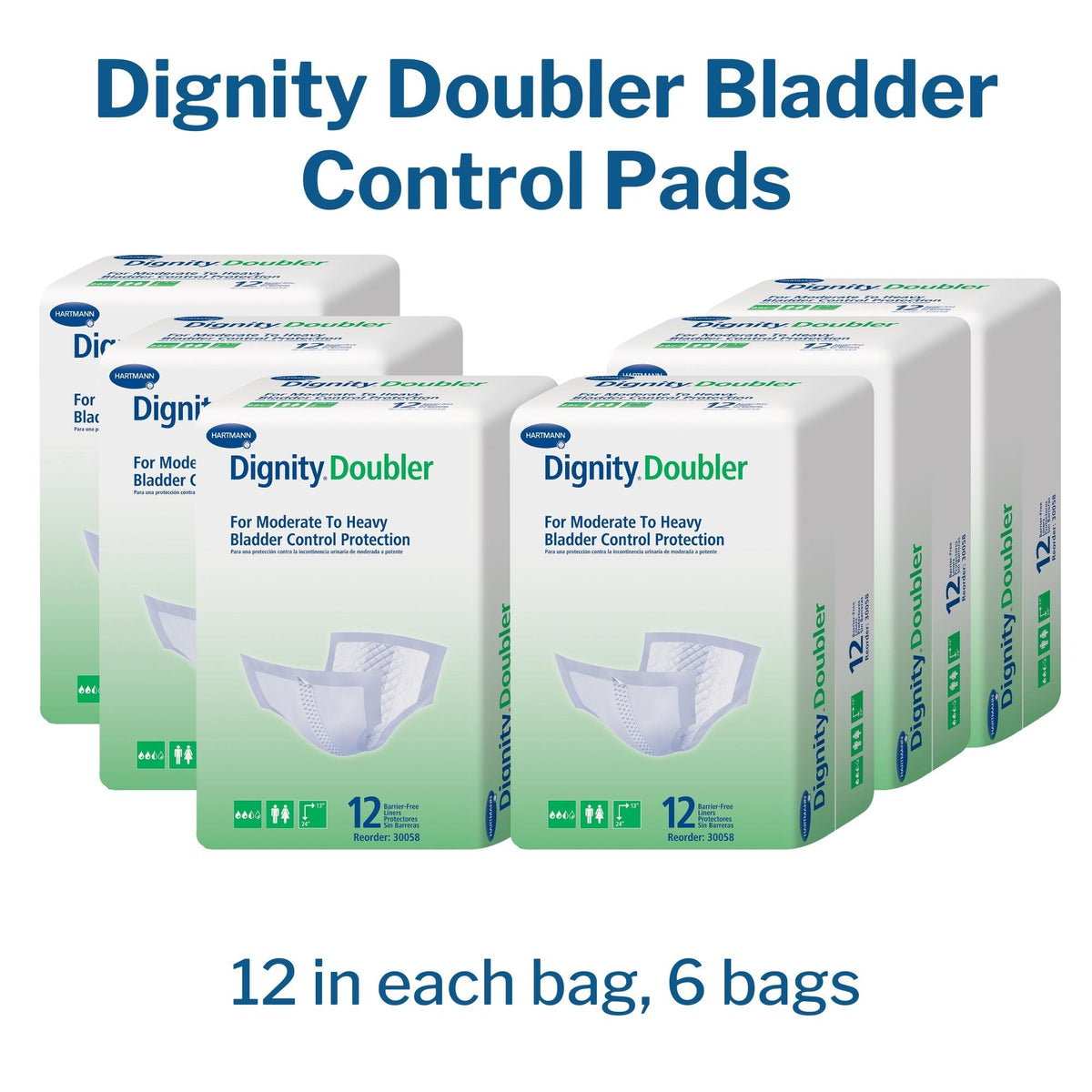 Dignity® Double For Moderate to Heavy Bladder Control Pad, 24-Inch Length