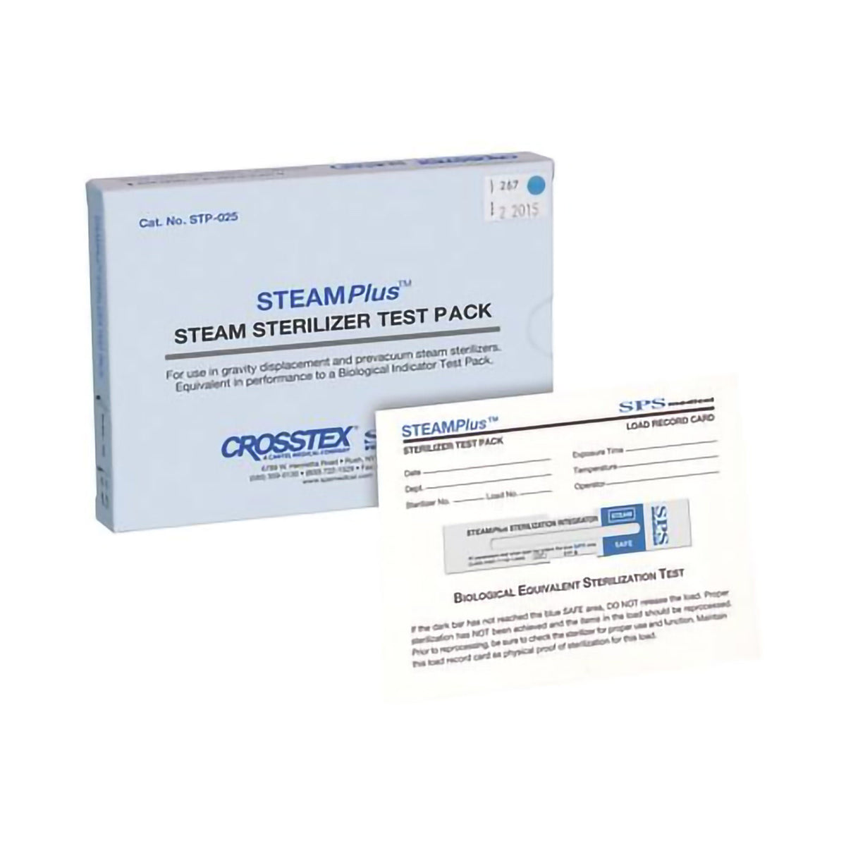 STEAMPlus™ Sterilization Chemical Integrator Pack, 4 Inch, Class 5, PK/1
