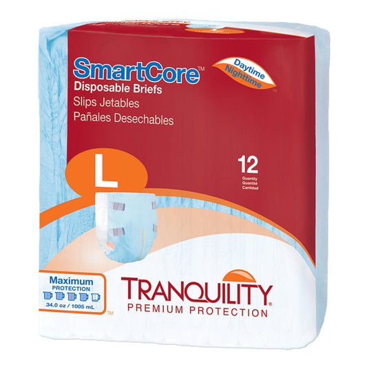 Tranquility SmartCore™ Maximum Protection Incontinence Brief, Large, CS/96