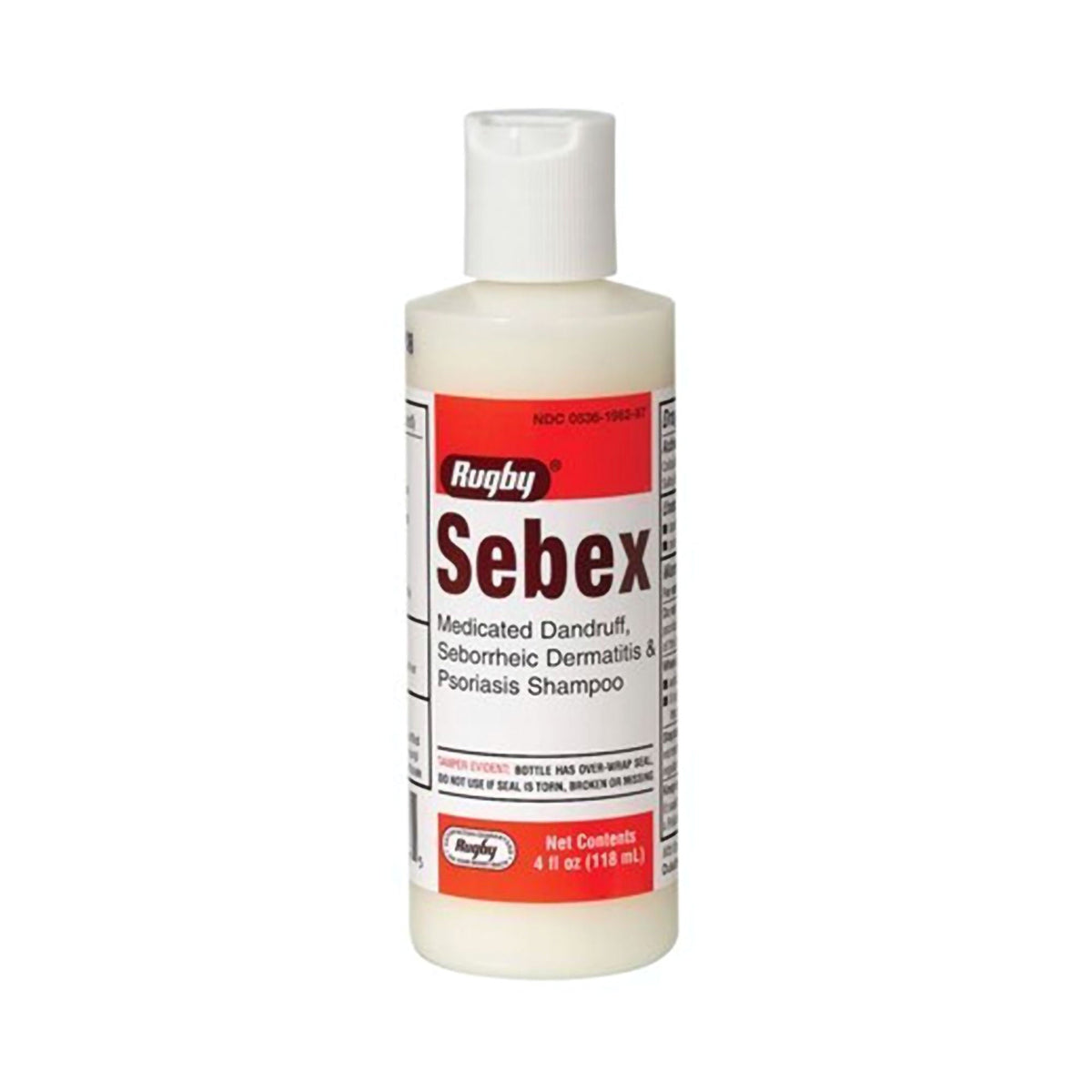 Rugby Sebex Medicated Dandruff, Seborrheic Dermatitis & Psoriasis Shampoo, 4 oz, EA/1