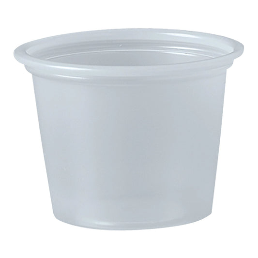 Solo® Polystyrene Soufflé Cup, 1 ounce capacity