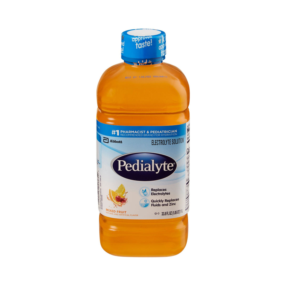 Pedialyte® Mixed Fruit Electrolyte Solution, 1 Liter Bottle, EA/1