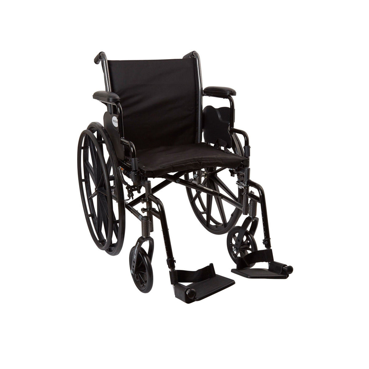 McKesson Lightweight Wheelchair, 18 Inch Seat Width, EA/1