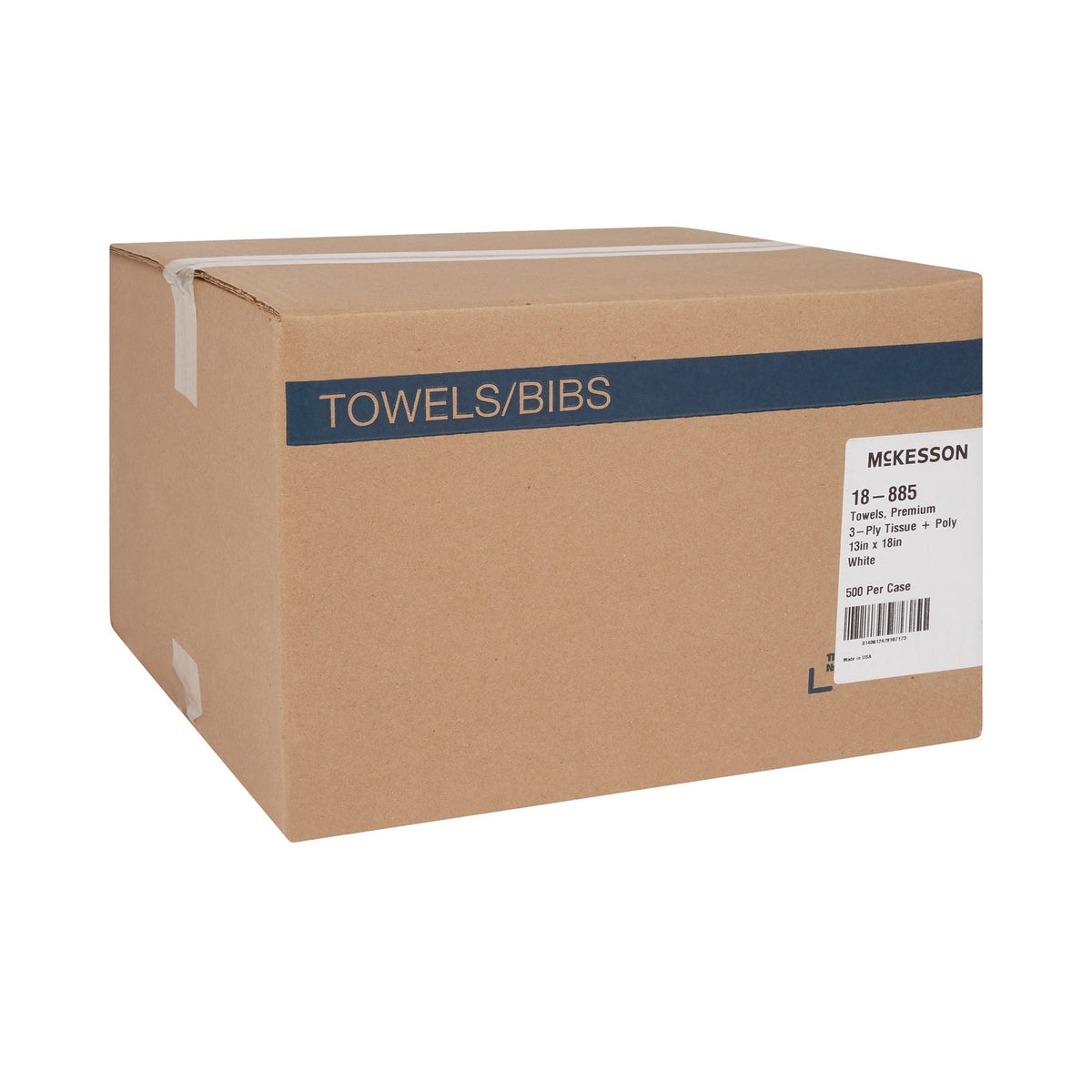 McKesson Nonsterile White Procedure Towel, 13 x 18 Inch