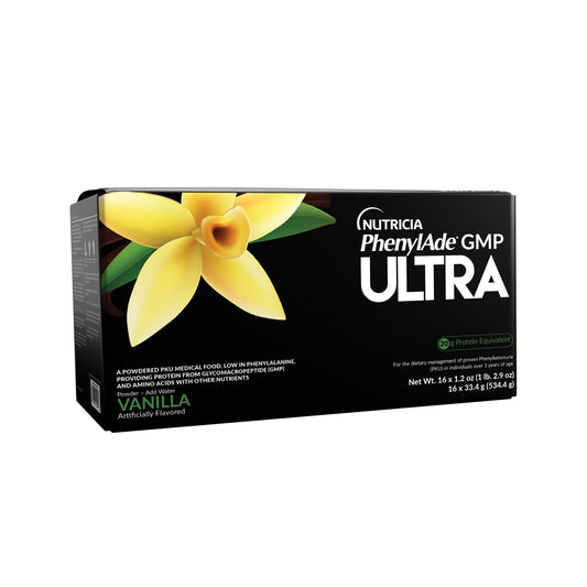Oral Supplement PhenylAde® GMP ULTRA Vanilla Flavor Powder 1.2 oz. / 33.4 Gram Individual Packet