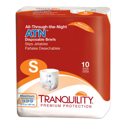 Tranquility® ATN Maximum Protection Incontinence Brief, Small, CS/100