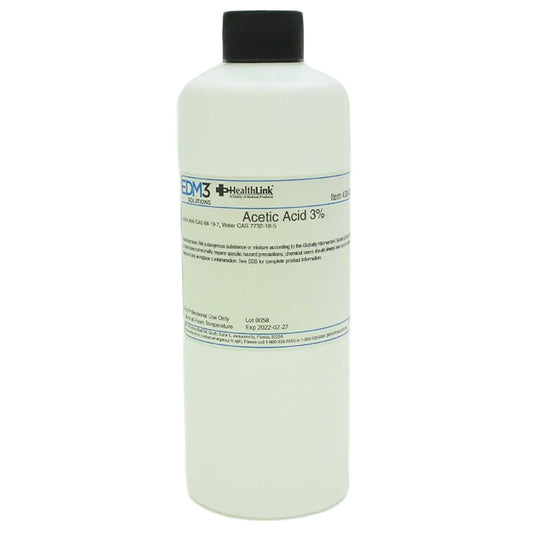 Chemistry Reagent Acetic Acid Organic Acid 3% 16 oz.