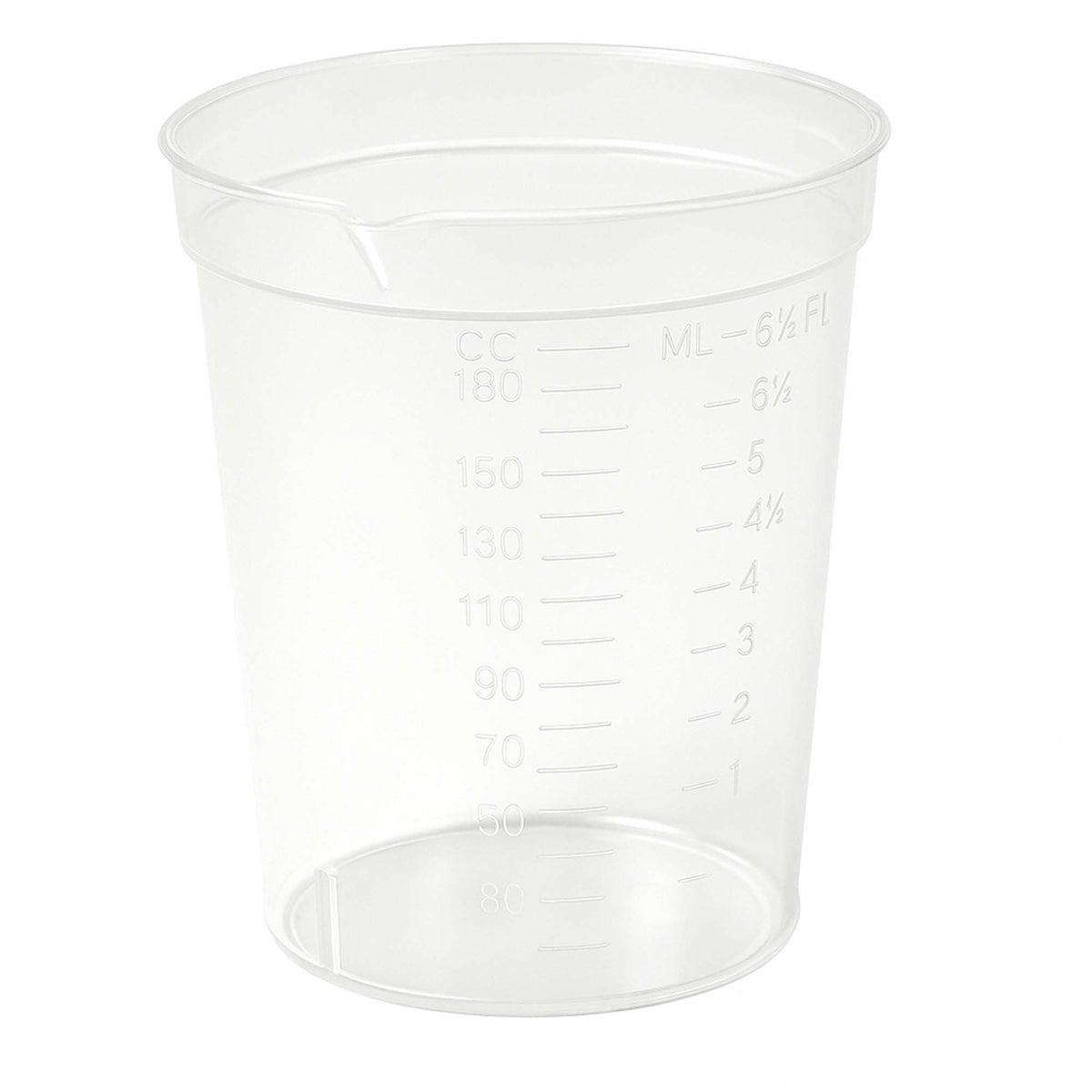 Globe Scientific Specimen Container with Pour Spout, 192 mL, PK/25