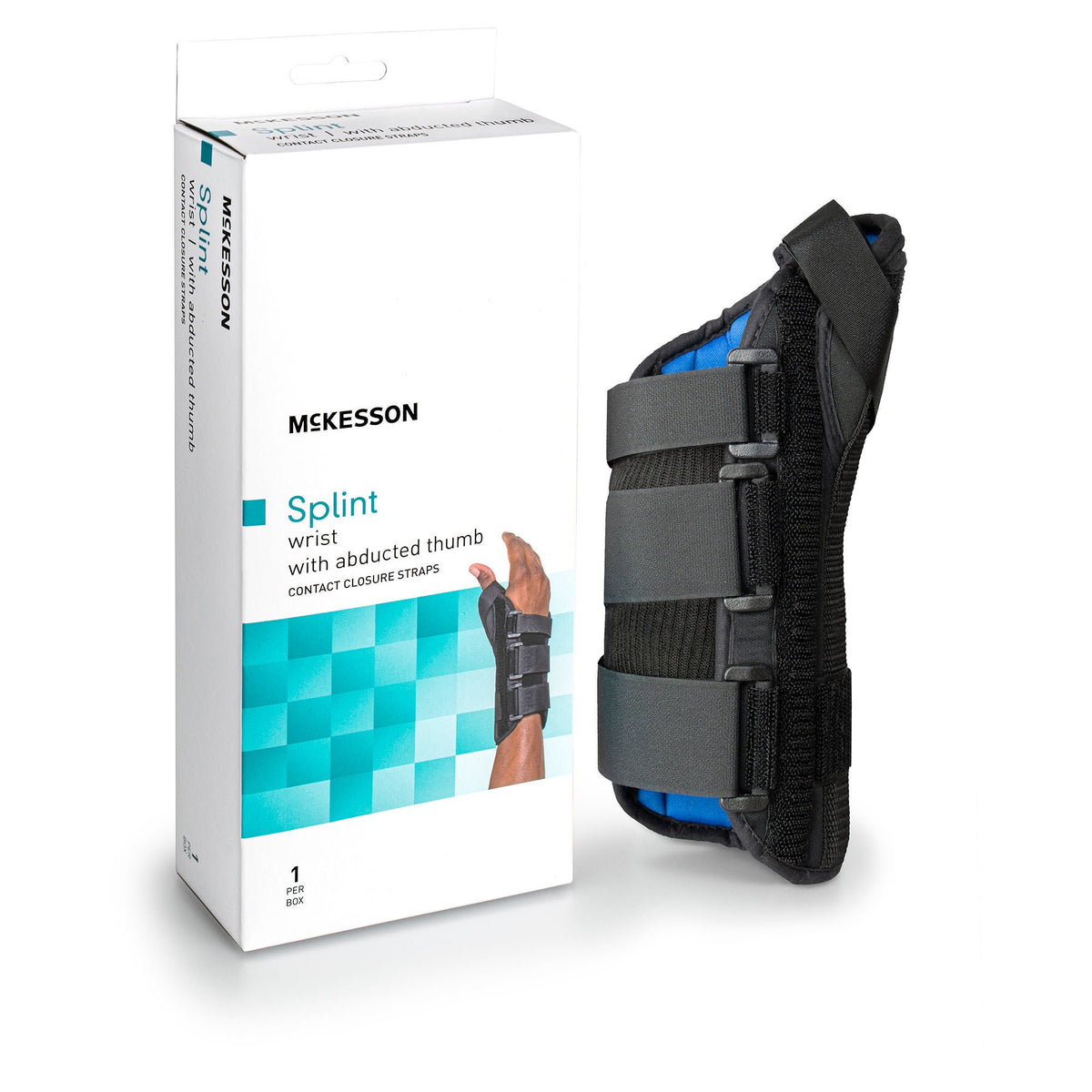 McKesson Left Wrist Splint with Abducted Thumb, Small