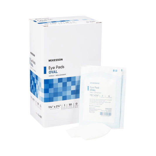 McKesson Eye Pad, 1-5/8 x 2-5/8 Inch, CS/600