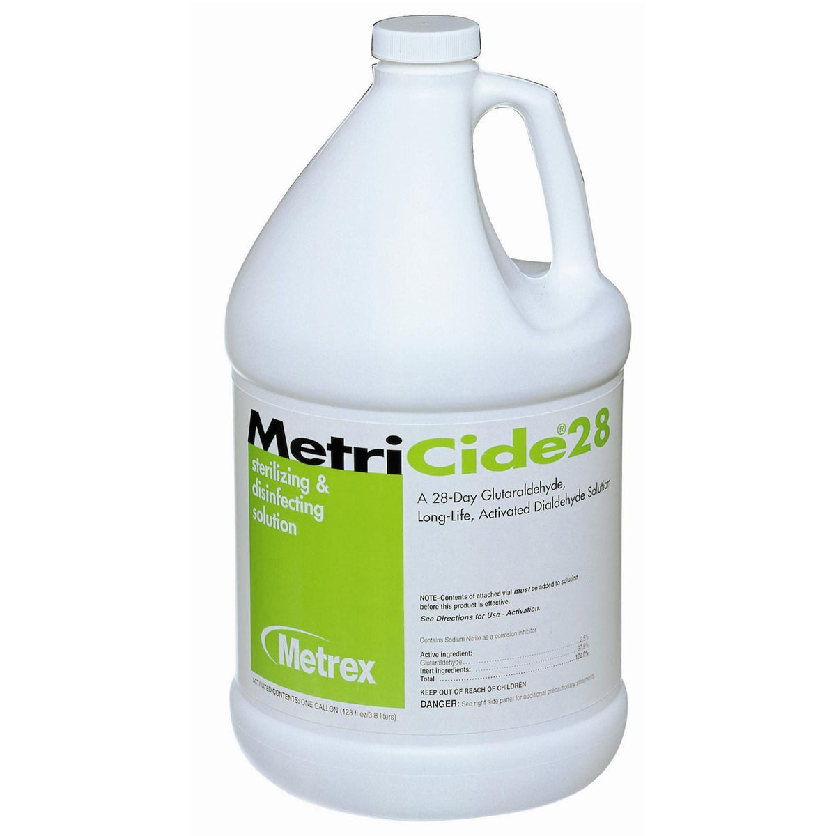 MetriCide® 28 Glutaraldehyde High-Level Disinfectant, 1 gal Jug, CS/4