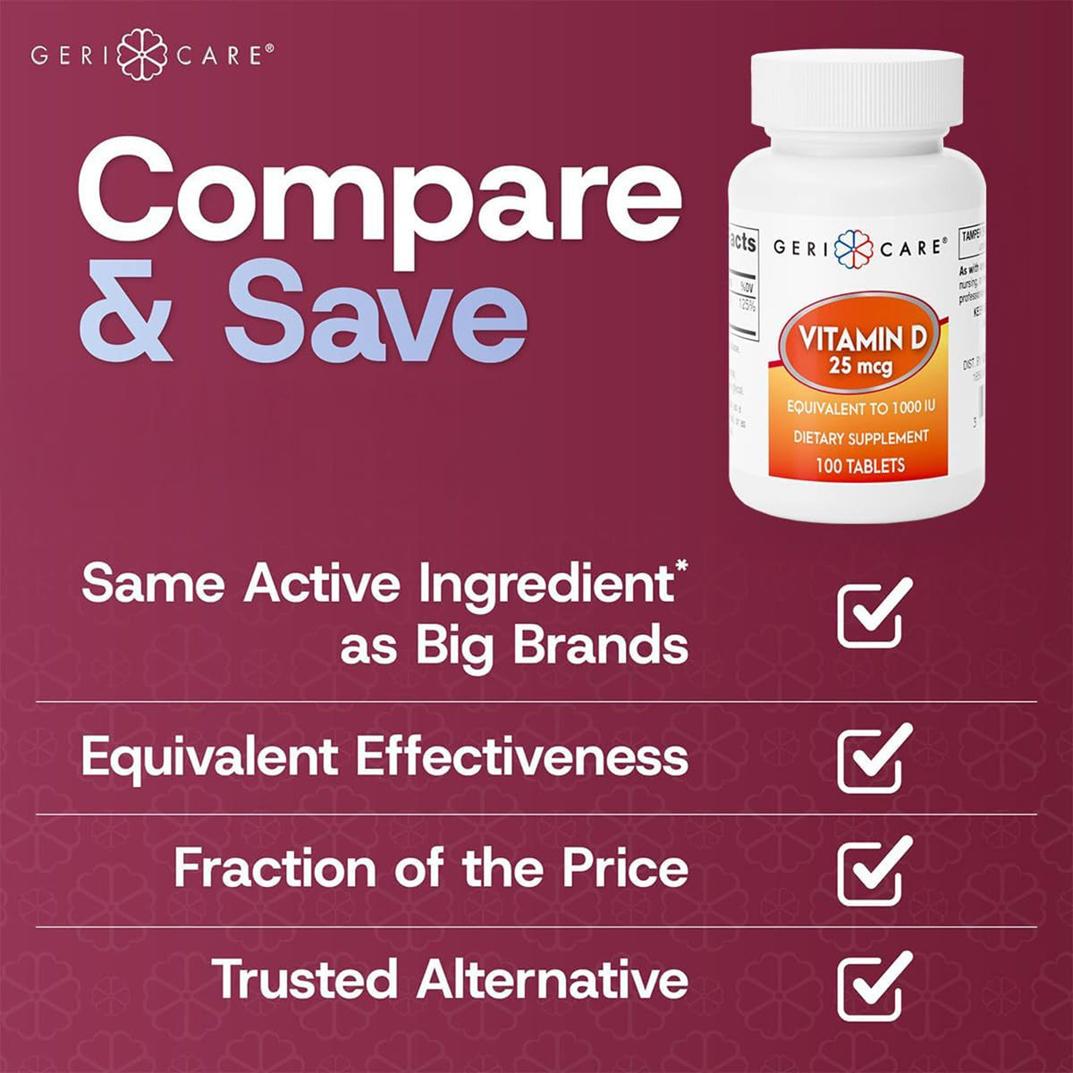 Geri-Care® Vitamin D-3 Supplement