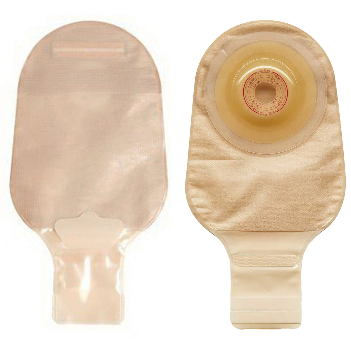 Esteem™+ Flex Opaque Ostomy Pouch, Pre-cut to Fit 25mm Stomas, EA/1