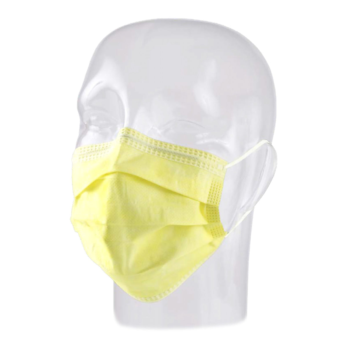 Precept® Medical Products Pleated Procedure Mask, Yellow, BX/50