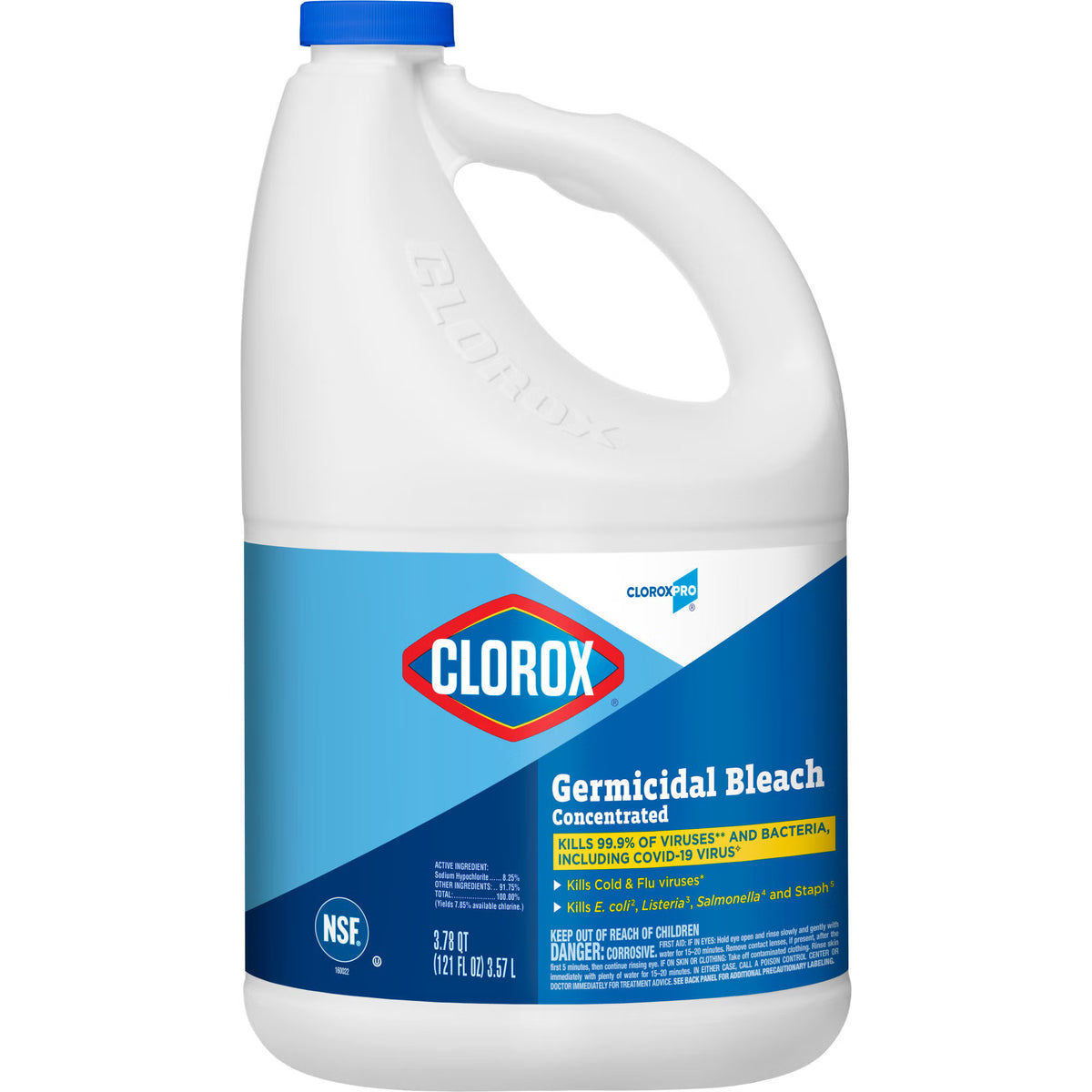 Clorox Pro™ Clorox® Germicidal Bleach, Jug, 1 gal., CS/3