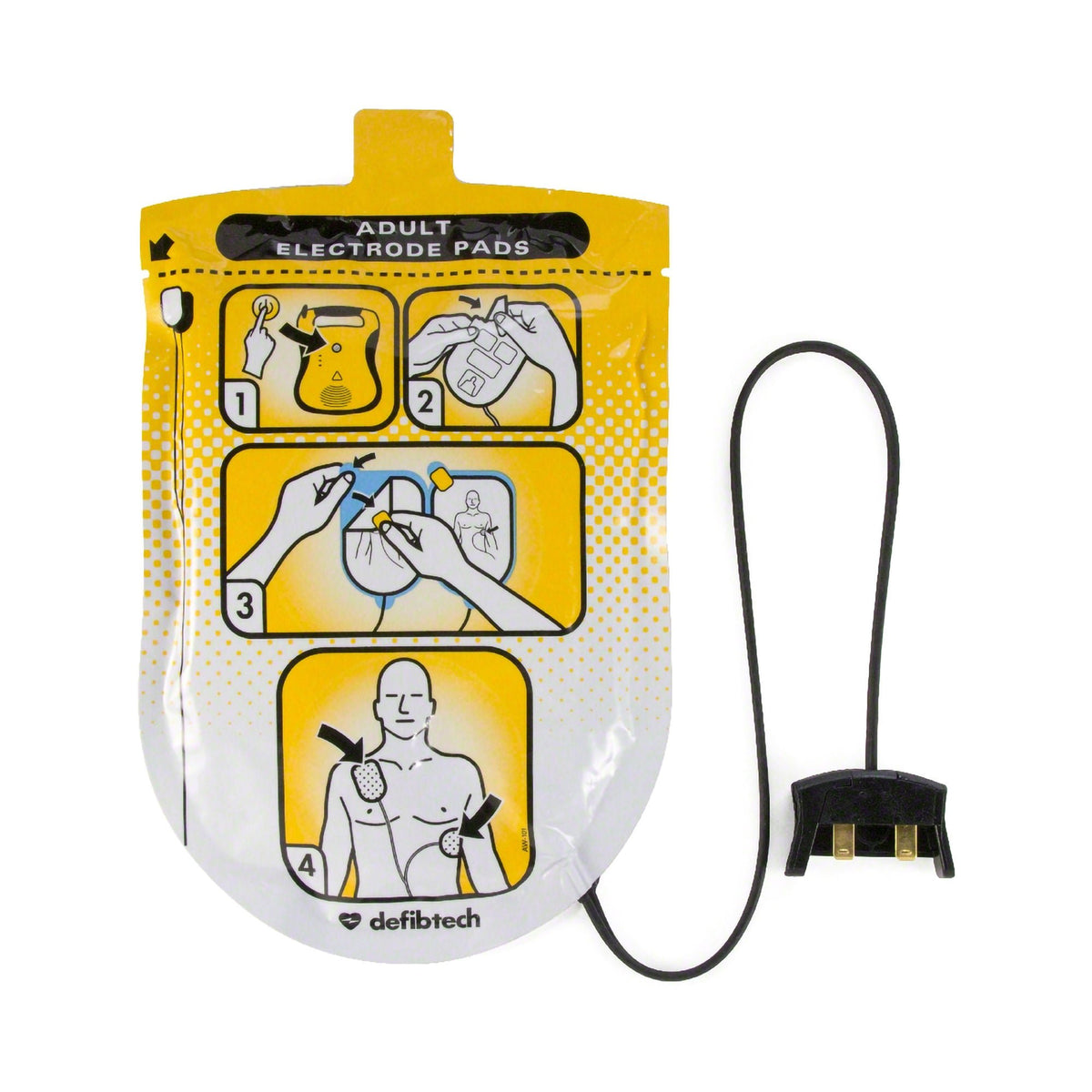 Lifeline™ Adult Defibrillation Electrode Pads, EA/1