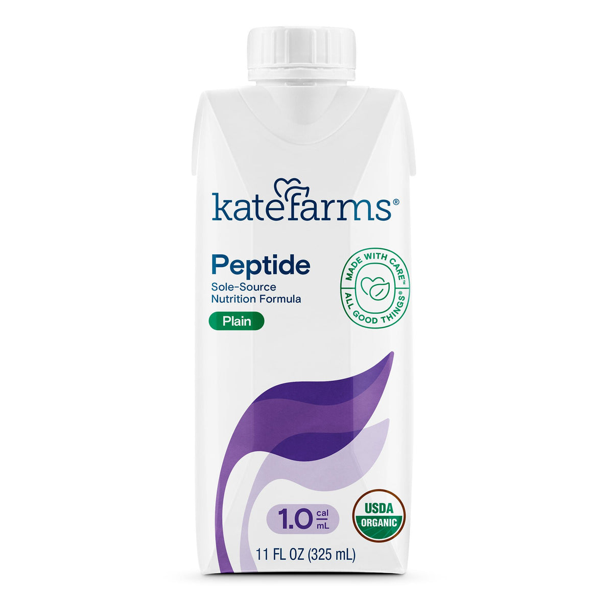 Kate Farms® Peptide 1.0 Sole-Source Nutrition Formula, 11-ounce carton, EA/1