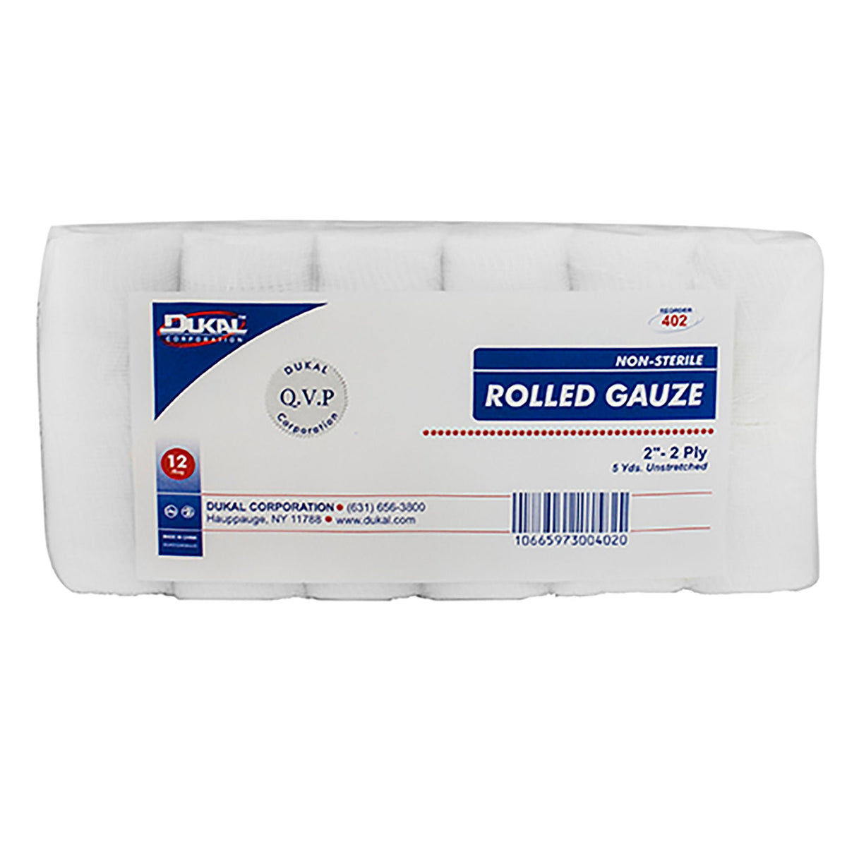Dukal™ Conforming Bandage, 2 Inch x 5 Yard, Two-Ply, BG/12