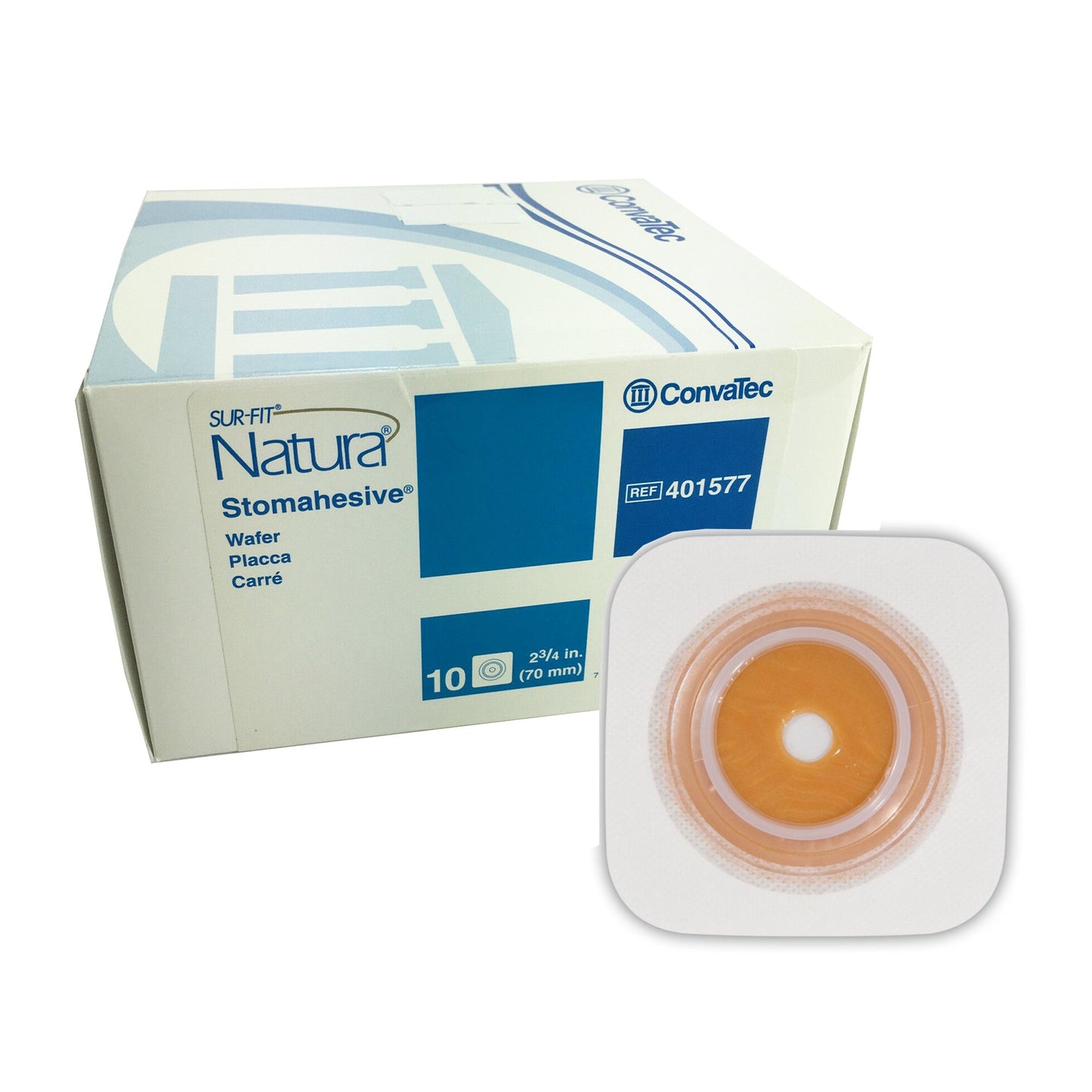 WAFER, STOMA W/FLANGE 4X4 2 3/4" (10/BX)