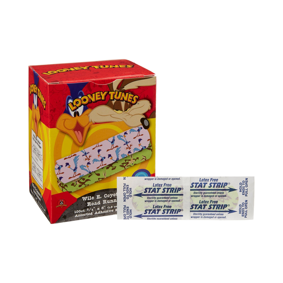 Looney Tunes™ Stat Strip® Adhesive Strip, ¾ x 3 Inch, BX/100