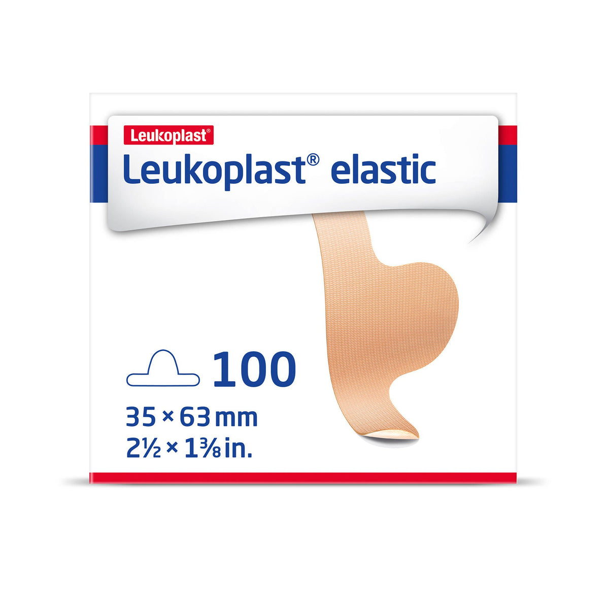 Leukoplast Fabric Adhesive Strip, Toe shield, 1-3/8 x 2-1/2 Inch