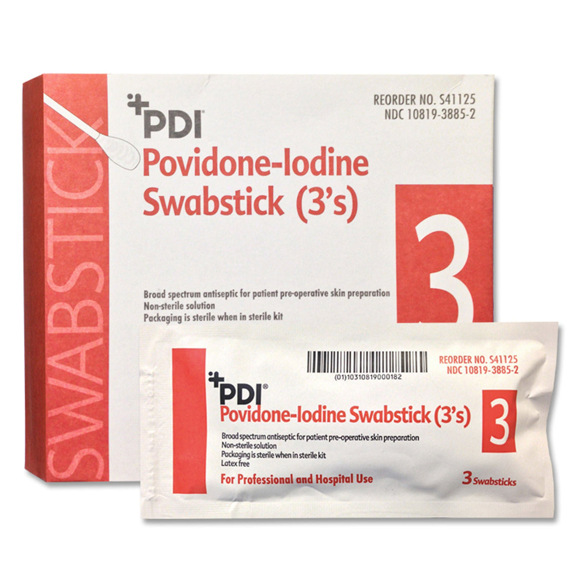 PDI® PVP Iodine Prep Swabsticks, BX/25