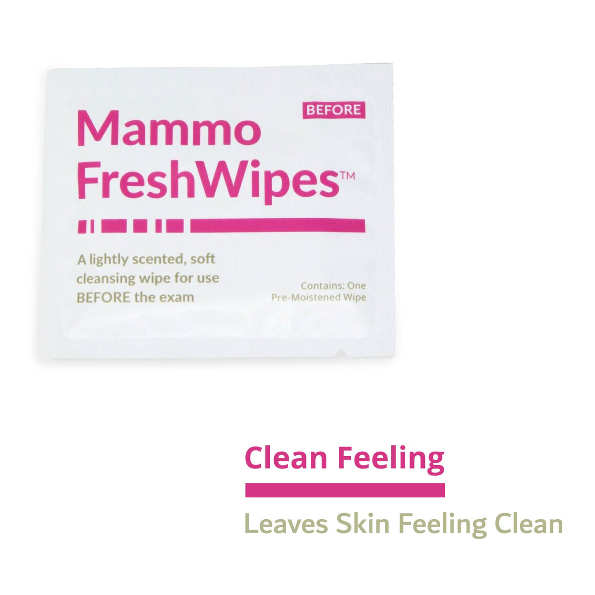 Mammo Freshwipes™ Mammography Cleansing Towelette