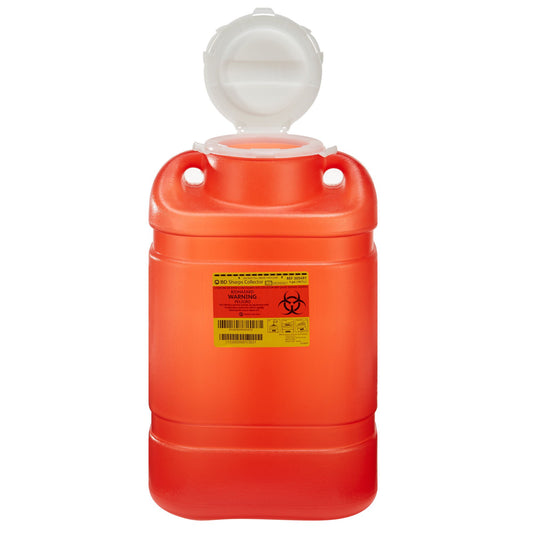 BD 1-Piece Sharps Container, 5 Gallon, 14 x 7.5 x 10.5 Inch, EA/1