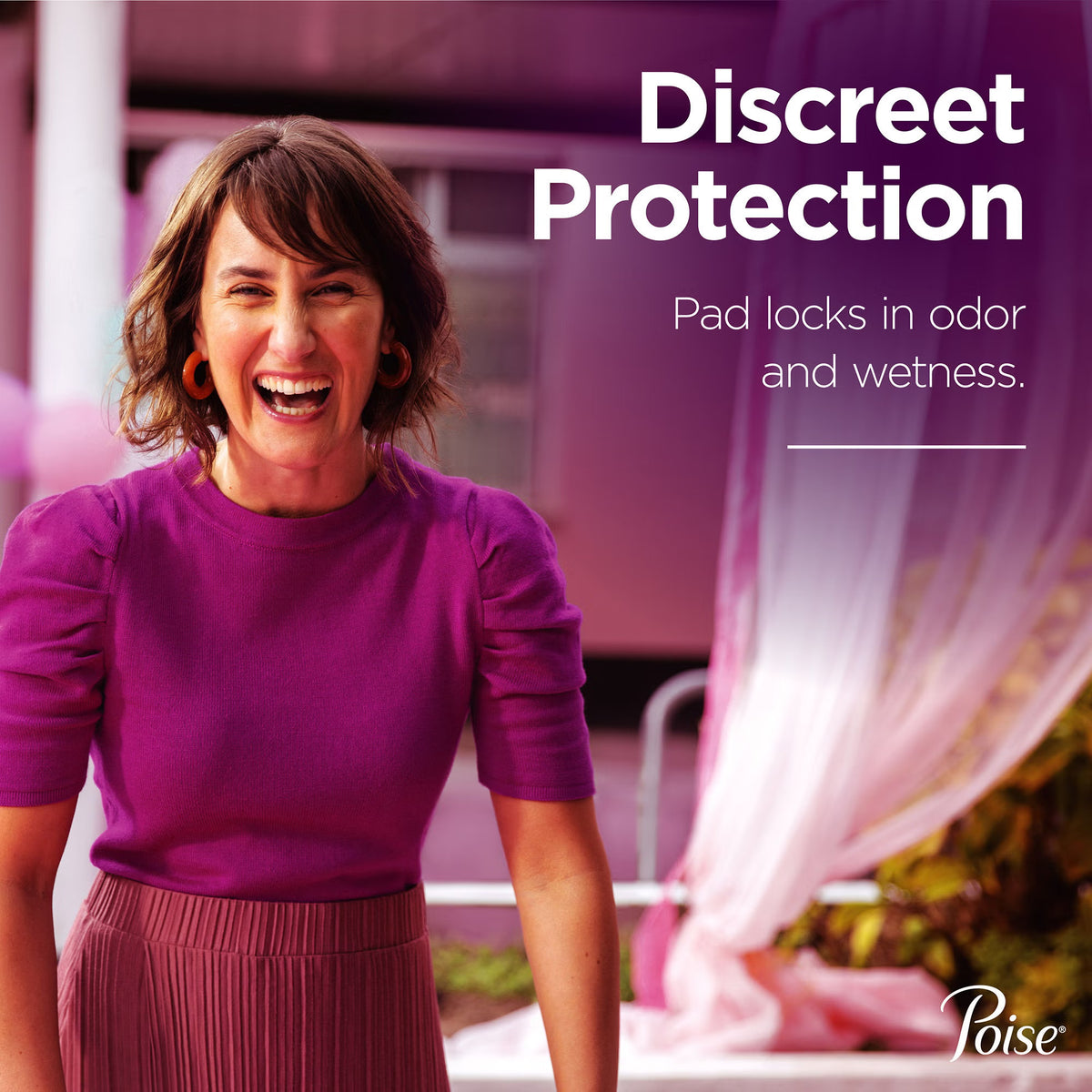 Poise® Bladder Control Pads for Women, Heavy Absorbency, 15.9-Inch Length