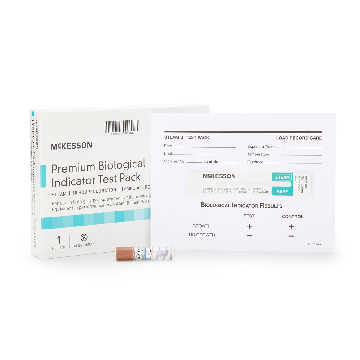 McKesson Sterilization Biological Indicator Pack, CS/25