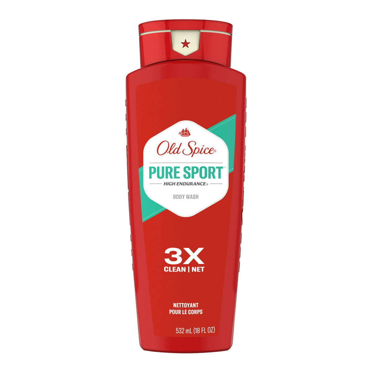 Old Spice® High Endurance® Body Wash Pure Sport™, EA/1