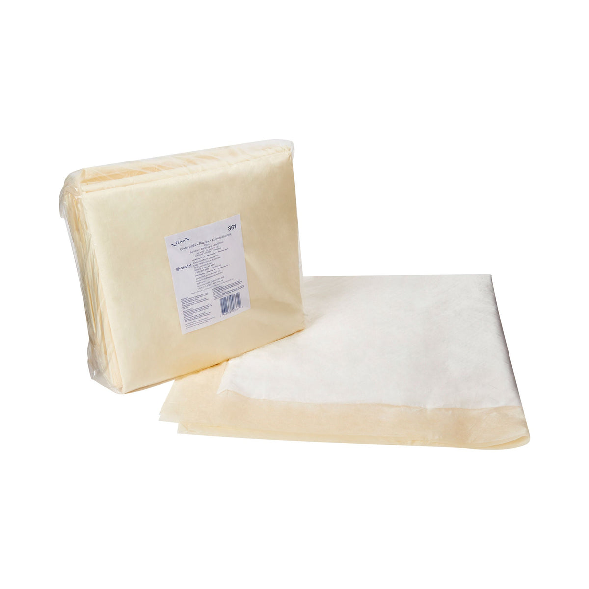 TENA Underpad Extra, 36" x 36", Disposable, Light Absorbency, CS/100