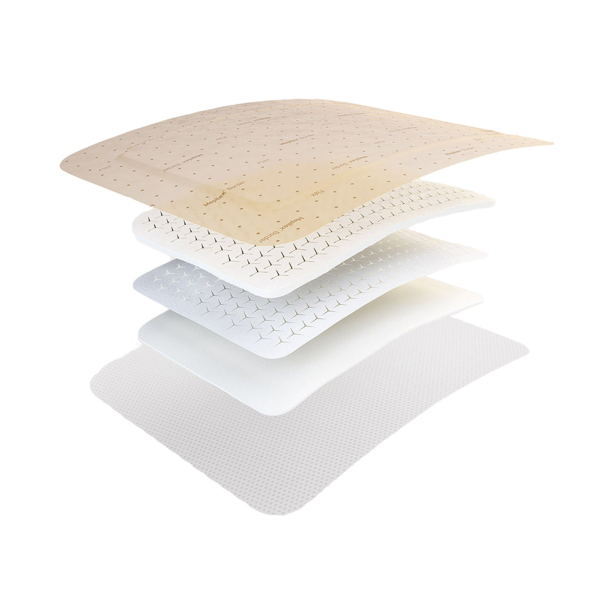 Mepilex® Border Flex Adhesive with Border Foam Dressing, 6 x 6 Inch, EA/1