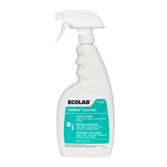 Ecolab StainBlaster™ Enzyme Boost Laundry Pre-Spotter, 22-ounce Spray Bottle, EA/1
