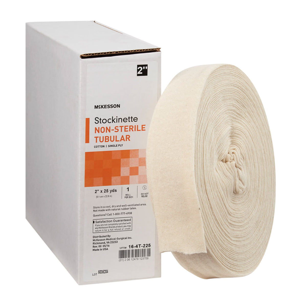 McKesson Beige Cotton Tubular Stockinette, 2 Inch x 25 Yard, RL/1