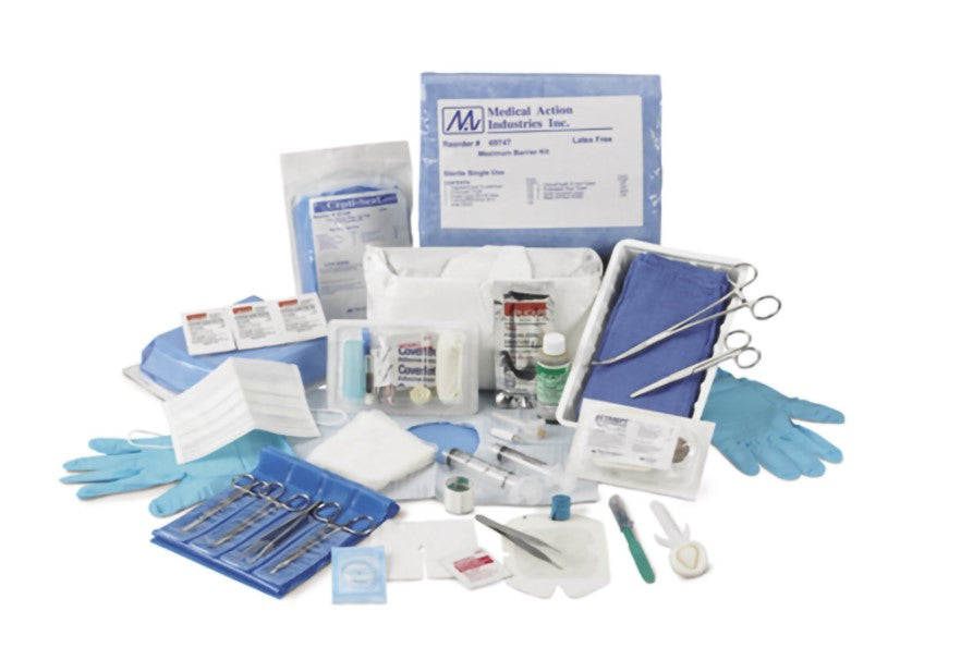 Medical Action Sharp Debridement Procedure Tray, EA/1