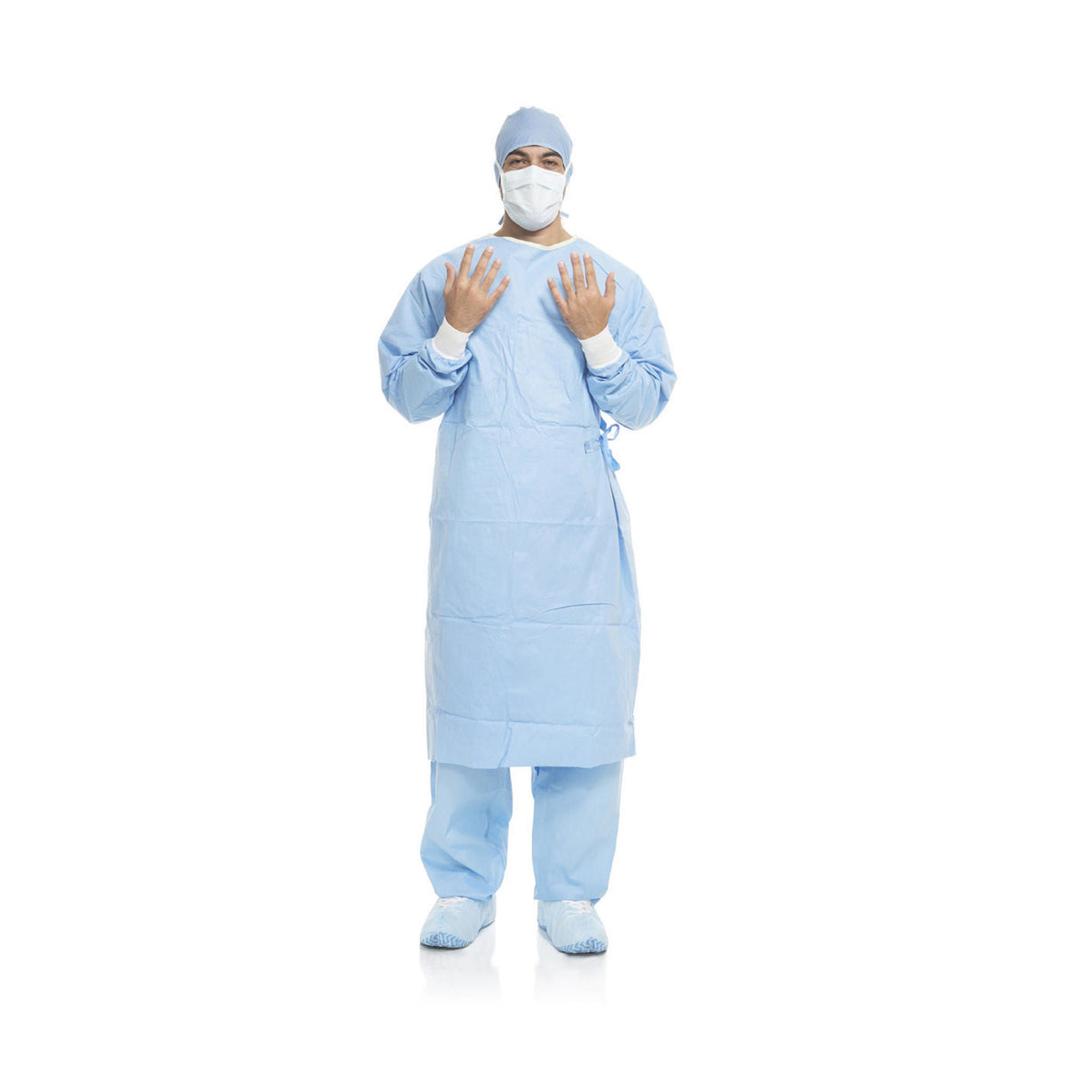 Aero Blue Surgical Gown with Towel, Small, EA/1