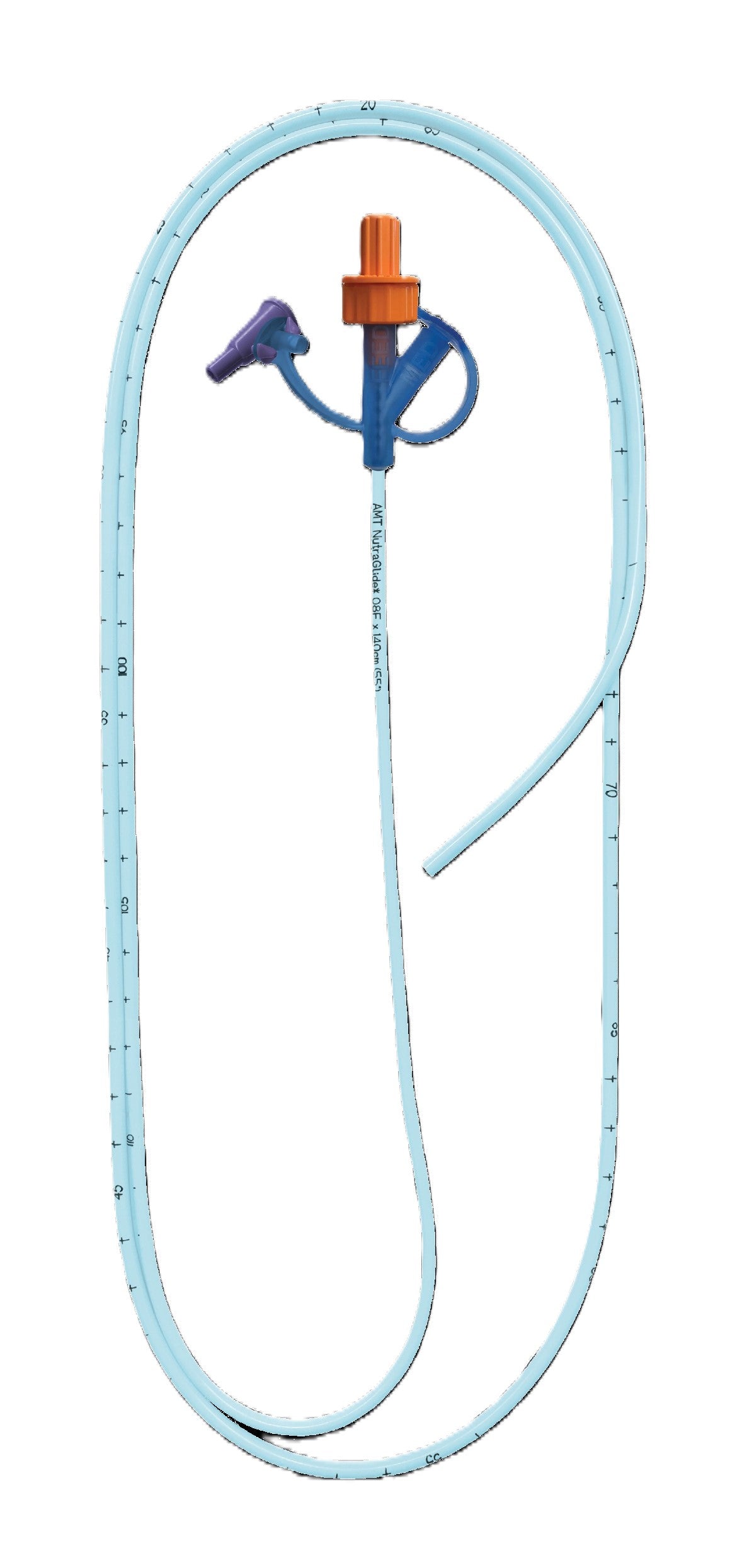 NutraGlide Nasal Feeding Tube with Stylet, Sterile, 8 Fr 110 cm