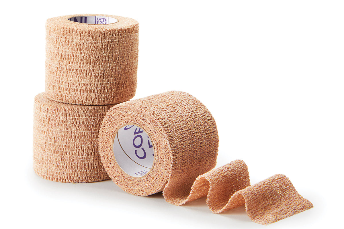 CoFlex NL Cohesive Bandage, 6", Tan