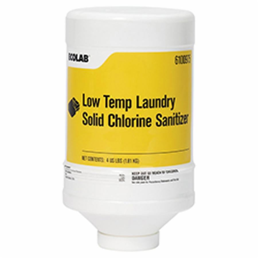 Ecolab® Low-Temp Laundry Solid Chlorine Sanitizer, CS/2
