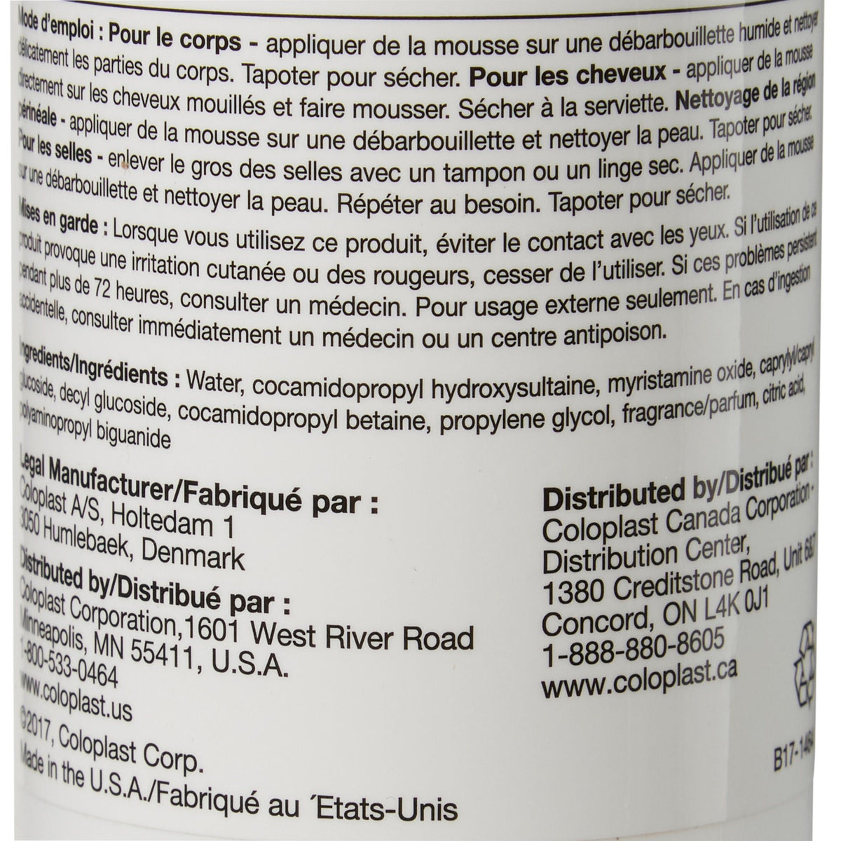 Bedside-Care® Foam Cleanser, Scented, Shampoo and Body Wash, 8.1-ounce bottle
