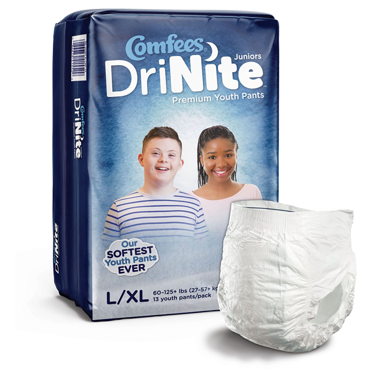 Comfees® DriNite® Juniors Absorbent Underwear, Large / Extra Large, BG/13